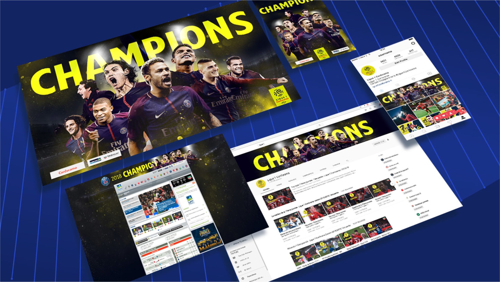 LFP_Ligue_de_football_professionnel_professional_league_Ligue_1_conforama_domino_ligue_2_Coupe_de_la_ligue