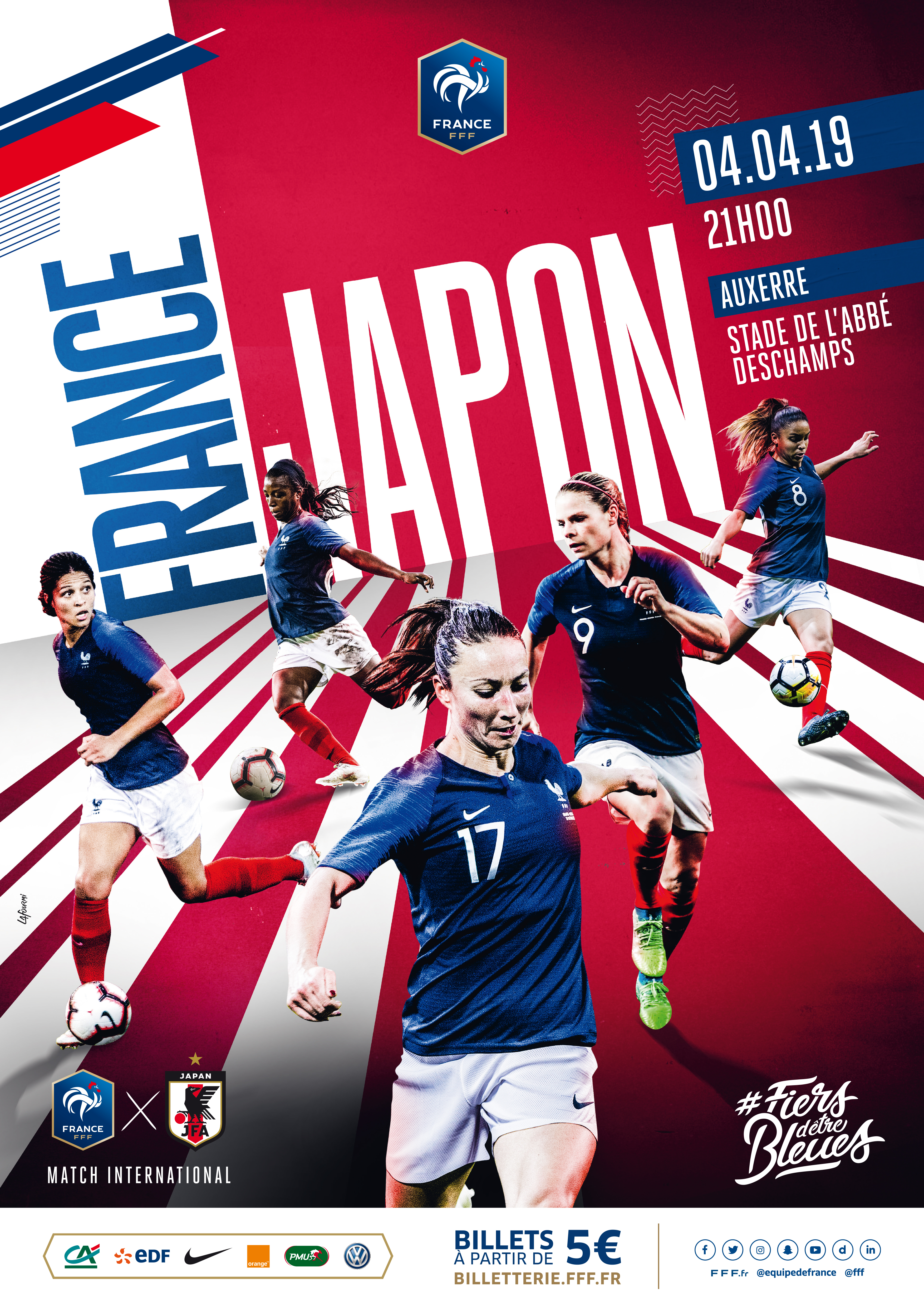 Affiche_de_match_FFF_federation_francaise_french_football_women_Feminine_2019
