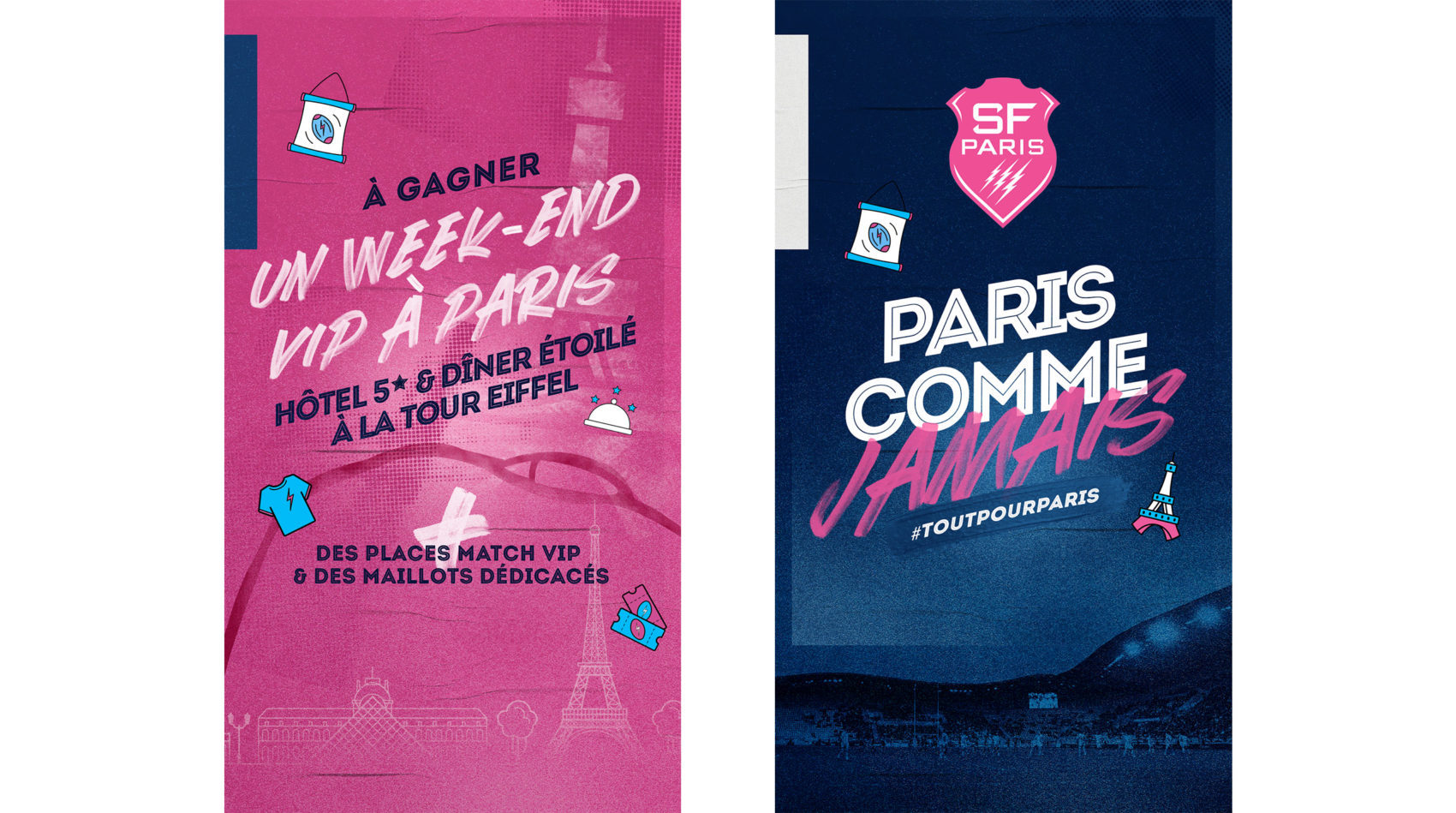 visuel_activation_projet_strategie_campagne_globale_paris_comme_jamais_week_end_paris_vip_le_stade_francais_lafourmi