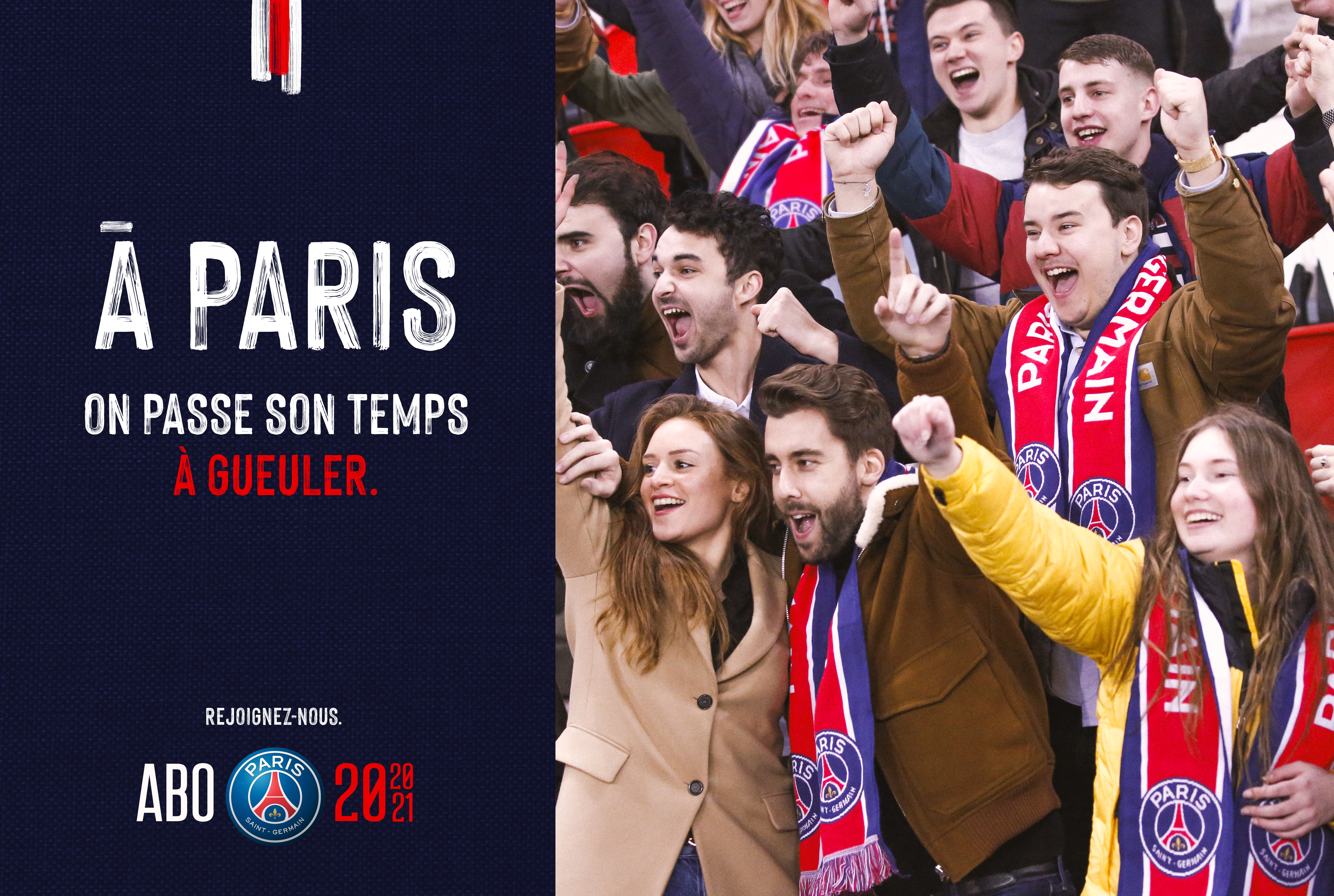 Visuel_supporters_crier_campagne_communication_marketing_abonnement_paris_saint_germain_football_psg_lafourmi